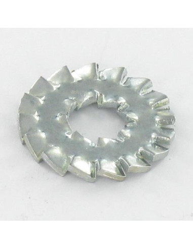 1 x Getande ring dubbele vertanding DD M3 Wit...