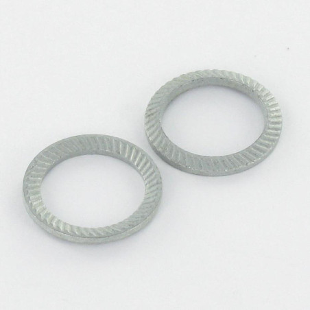1 x Sluitring SCHNORR VS M16X24X2.6 430800 Wit verzinkt staal