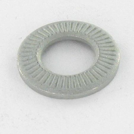 1 x Contact ringen M5X16X1.2 Wit verzinkt staal serie L (Groot)