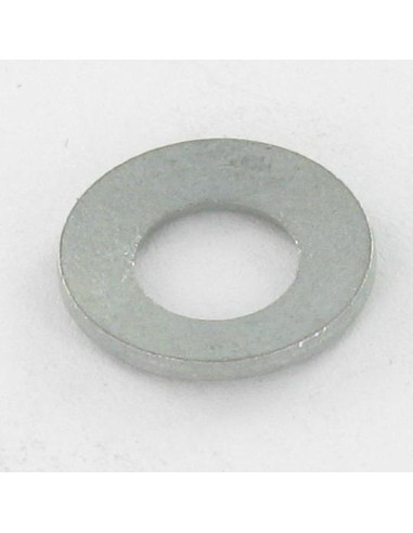 1 x Contact ringen M5X10X1 Wit verzinkt staal...
