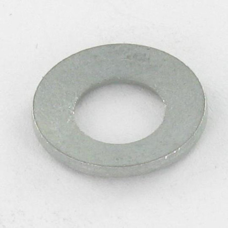 1 x Contact ringen M5X10X1 Wit verzinkt staal Z-reeks (recht)