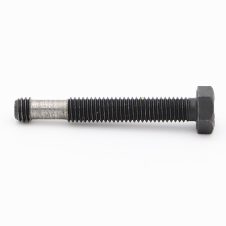 1 x Metalen schroeven zeskantkop TH M8X55 Klasse 8.8 to Hals Zwart gegalvaniseerd staal