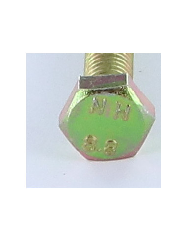 1 x Metalen schroeven zeskantkop TH M10X90...