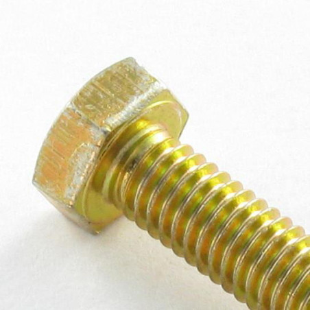 1 x Metalen schroeven zeskantkop TH M16X120 Klasse 8.8 Bichromaat
