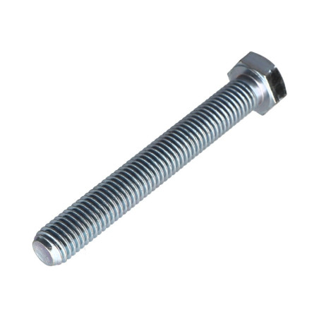1 x Metalen schroeven zeskantkop TH M14X90 Klasse 8.8 Wit verzinkt staal