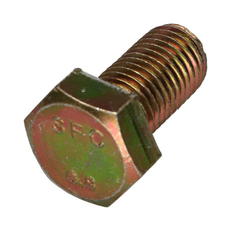 1 x Metalen schroeven zeskantkop TH M16X40 Klasse 8.8 Bichromaat