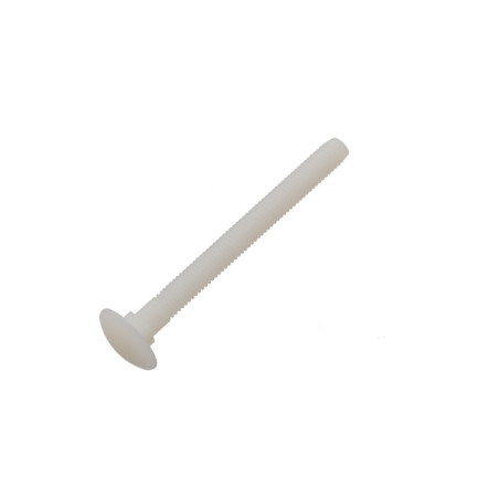 1 x Slotbouten M6X25 natuurlijk nylon
