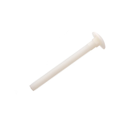 1 x Slotbouten M5X16 natuurlijk nylon