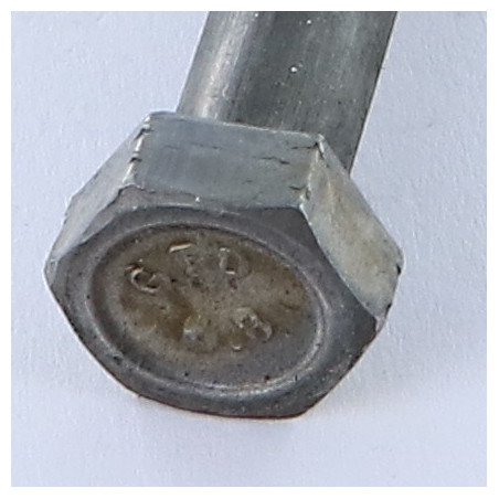 1 x Gedeeltelijke schroefdraad van het bout zeskantkop TH M8X60 Klasse 6.8 Ruw staal