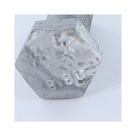 1 x Metalen schroeven zeskantkop TH M12X30 Klasse 8.8 hoge corrosiebestendigheid Thermisch verzinkt staal ISOFIT