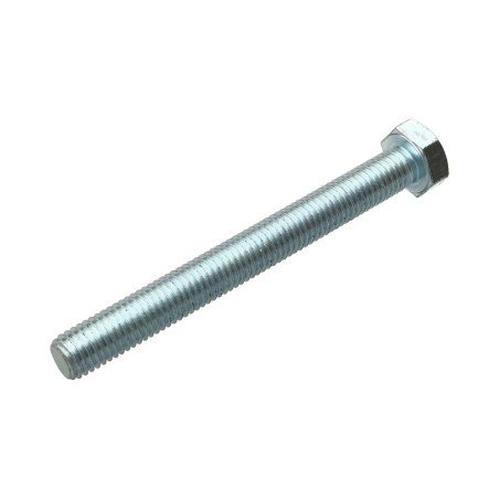 1 x Metalen schroeven zeskantkop TH M14X120 Klasse 8.8 Wit verzinkt staal