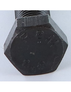 Metalen schroeven zeskantkop TH M18X50 Klasse 8.8 Ruw staal 2
