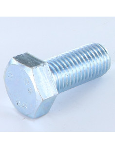 Metalen schroeven zeskantkop TH M24X50 Klasse 8.8 Wit...