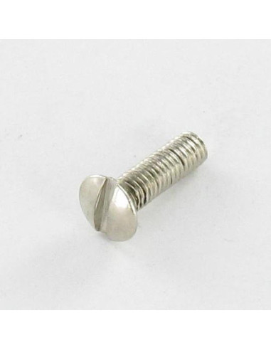 1 x Metalen schroeven Messing nikkel gefreesde...