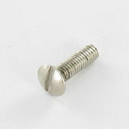 1 x Metalen schroeven Messing nikkel gefreesde bolkop split M3X10 microschroeven