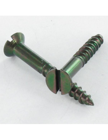 1 x Houtschroeven gefreesde kop split 4,5X30...