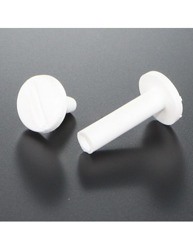 1 x Schroef binder M6X55 diameter Buis 8 wit...