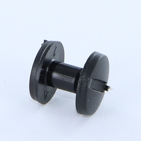1 x Schroef binder M6X55 diameter Buis 8 wit nylon 2 stuks mannelijk vrouwelijk