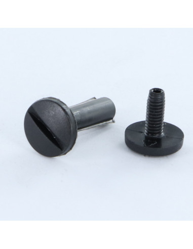 1 x Schroef binder M4X40 diameter Buis 5 zwart...
