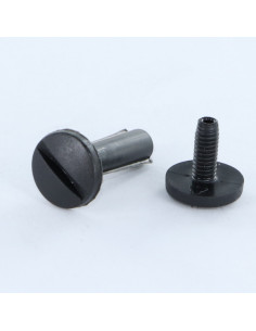 Schroef binder M4X8 diameter Buis 5 zwart nylon 2 stuks... 2