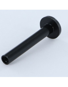 Moer Hulsmoer M4X35 diameter Buis 5 zwart nylon 1 stuk 2