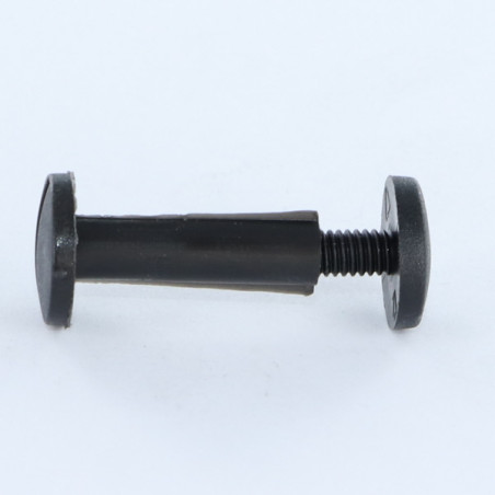 1 x Schroef binder M6X70 diameter Buis 8 zwart nylon 2 stuks mannelijk vrouwelijk