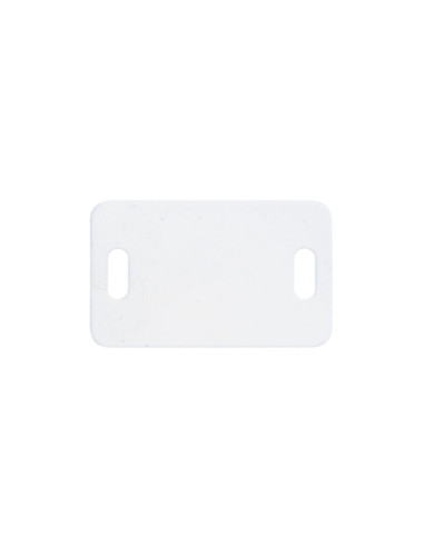 1 x BORD IDENTIFICATIE wit nylon 26.4X16.2
