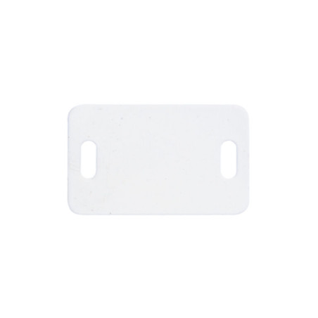 1 x BORD IDENTIFICATIE wit nylon 26.4X16.2