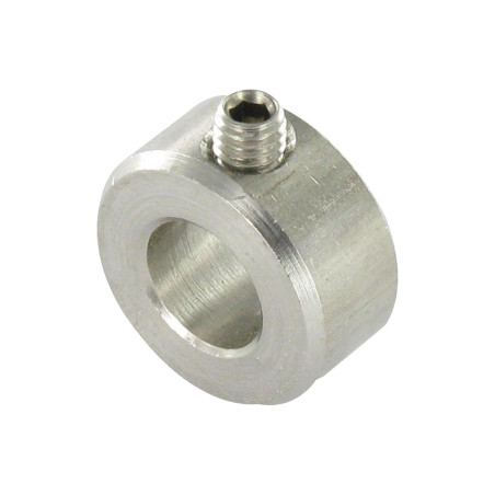 1 x Ring met 1 Schroeven zonder kop zeshoekig hol diameter binnen 26 Wit verzinkt staal