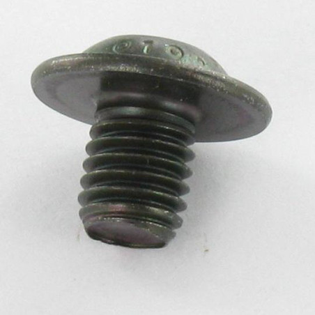 1 x Metalen schroeven Zeshoekig hol kraagflens M5X12 sleutel van 3 klasse 10.9 Ruw staal