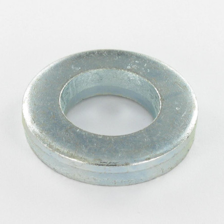 1 x Sluitring plat M8X21X4 serie L (Groot) Wit verzinkt staal