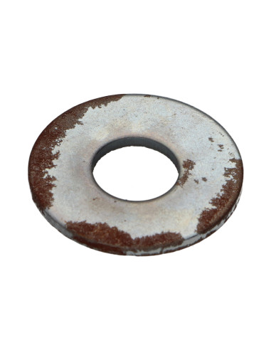 1 x Sluitring plat M10X27X2 L Wit verzinkt...