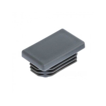 1 x Rechthoekige dop voor buis 120X100 EPTUB 3.5 to 6 zwart polyethyleen