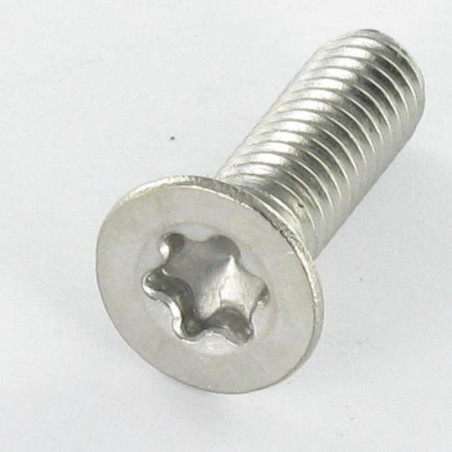 1 x Metalen schroeven gefreesde kop M3X6 TORX T10 RVS A2 microschroeven