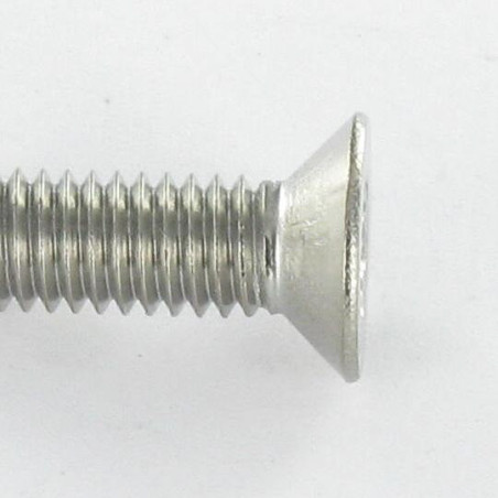 1 x Metalen schroeven gefreesde kop M3X12 TORX T10 RVS A2 microschroeven