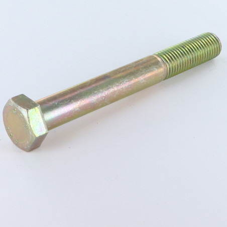 1 x Gedeeltelijke schroefdraad van het bout zeskantkop TH M16X130 klasse 10.9 Bichromaat
