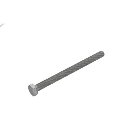 1 x Metalen schroeven zeskantkop TH M8X100 Klasse 6.8 Ruw staal GEOMET 500A