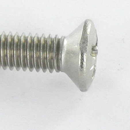1 x Metalen schroeven RVS A2 gefreesde bolkop Pozi M4X30