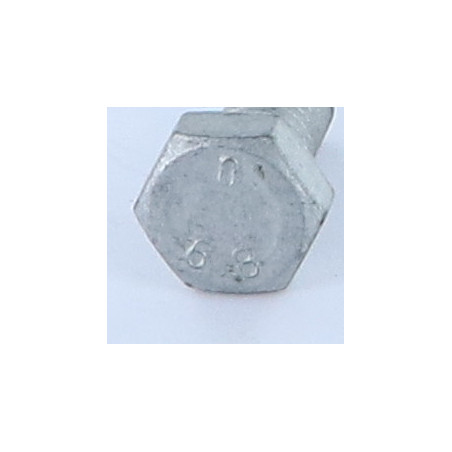 1 x Metalen schroeven zeskantkop TH M10X25 Klasse 6.8 Ruw staal GEOMET 500B