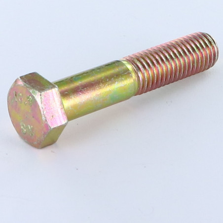 1 x Gedeeltelijke schroefdraad van het bout zeskantkop TH M14X70 klasse 10.9 Bichromaat