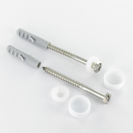1 x KIT Bevestiging WC Schroeven RVS 6X70 Fischer