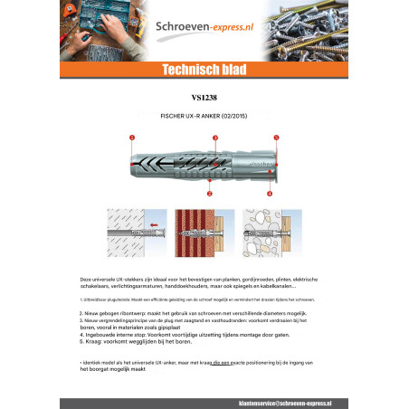 1 x Plug Fischer UX-R 6X35