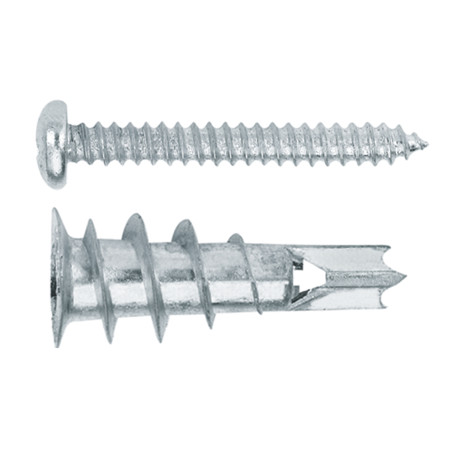1 x Metalen plug Zelfborende schroef RAWLPLUG Zamak 12X32 met Schroeven