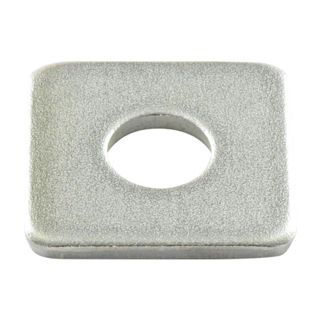 1 x Vierkante sluitring voor houtconstructie 24X70X6 Wit verzinkt staal