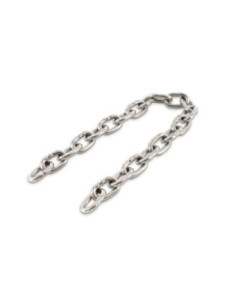 M Korte schakelketting diameter 3 A4 RVS (verkocht per...
