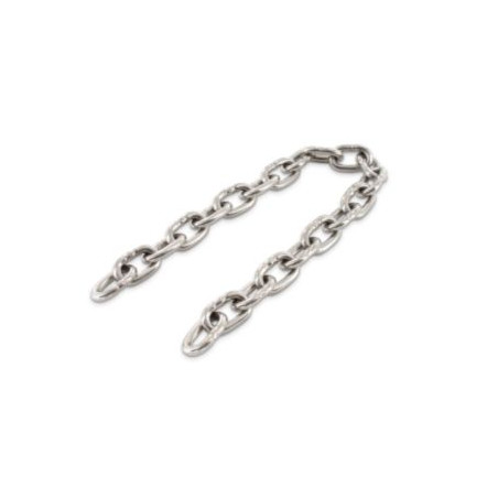1 x M Korte schakelketting diameter 6 A4 RVS (verkocht per meter)