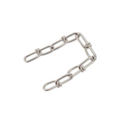 1 x M Ketting to gedraaide schakel diameter 5.0 A4 RVS (verkocht per meter)