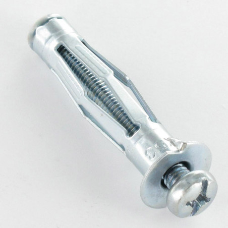 1 x Metalen muurplug voor gipsplaten met Schroeven M4X67 RAWLPLUG