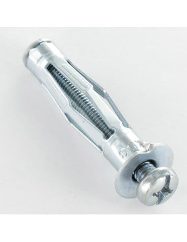 1 x Metalen muurplug voor gipsplaten met...