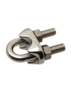 Kabelklem A4 RVS voor Kabel van diameter 8